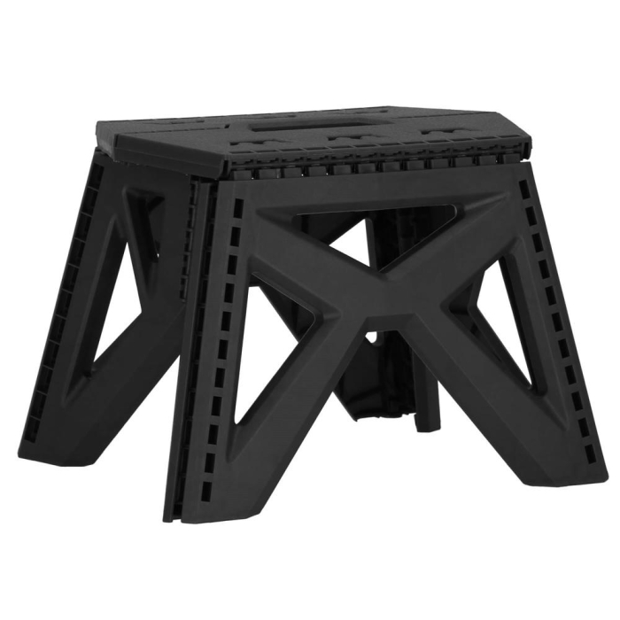 Scaun inaltator multifunctional tip scara, 100 kg, compact, cu maner, 23x31x23 cm, negru [7]