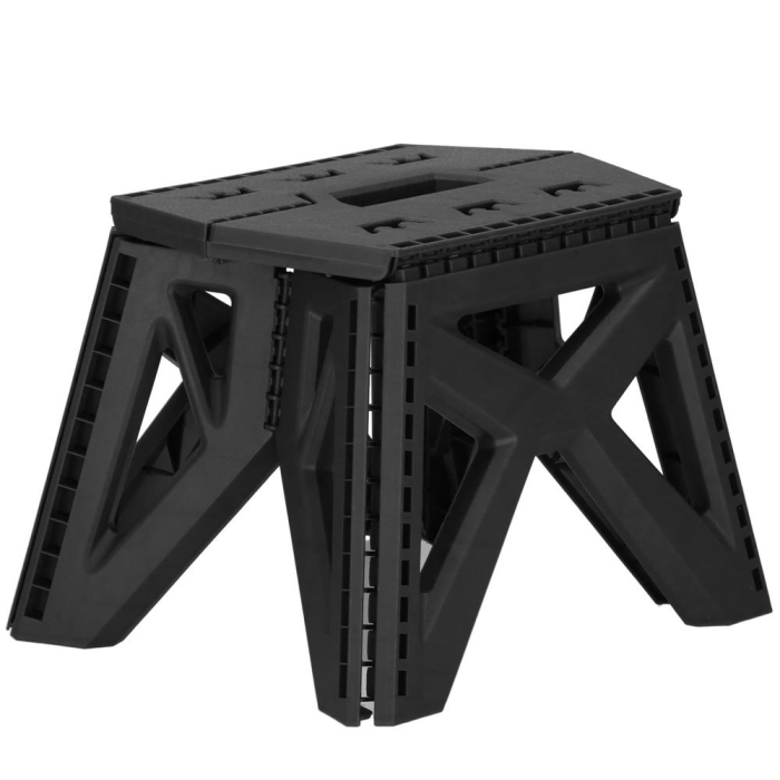 Scaun inaltator multifunctional tip scara, 100 kg, compact, cu maner, 23x31x23 cm, negru [8]