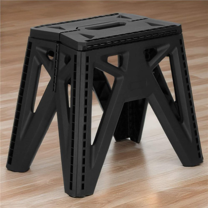 Scaun inaltator multifunctional tip scara, 150 kg, compact, cu maner, 45x37x34 cm, negru [9]