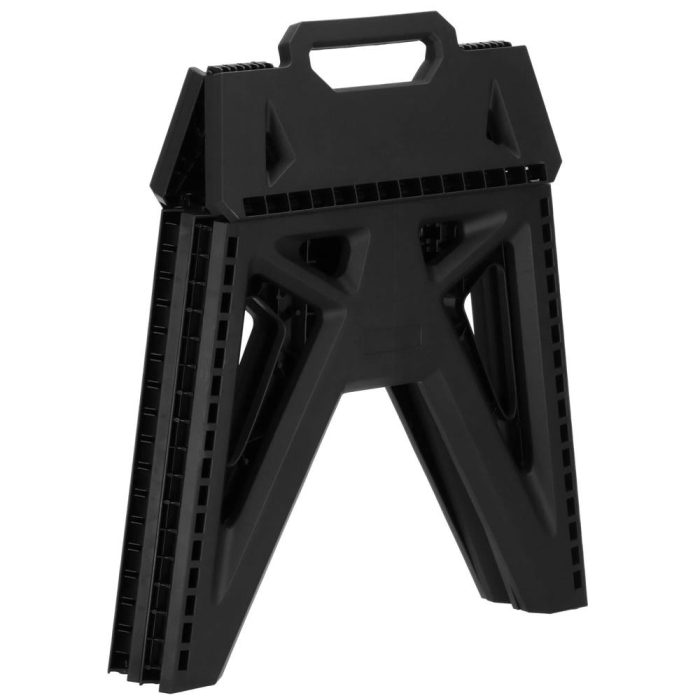 Scaun inaltator multifunctional tip scara, 150 kg, compact, cu maner, 45x37x34 cm, negru [10]