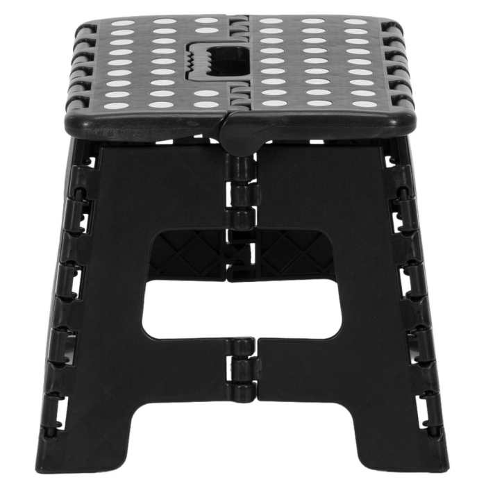 Scaun inaltator multifunctional tip scara, antiderapant, 22 cm, maxim 150 kg, negru [10]