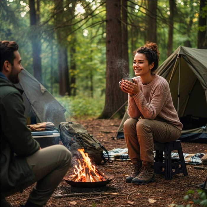 Scaun inaltator multifunctional tip scara, antiderapant, 39 cm, maxim 150 kg, negru [5]