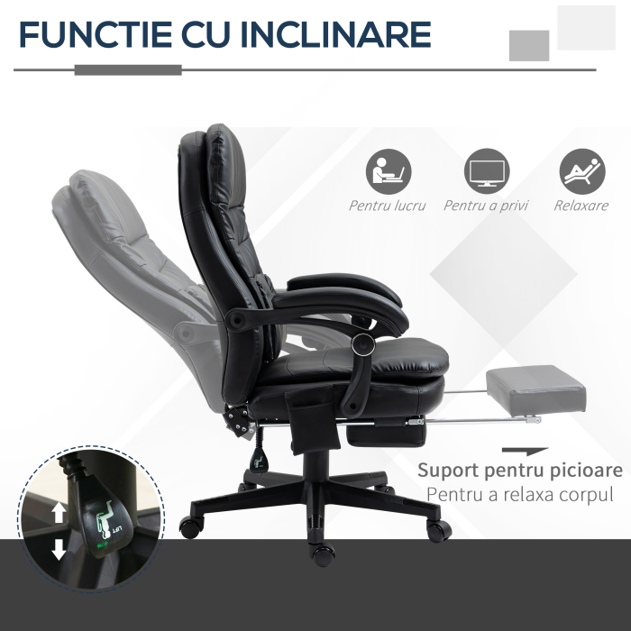  Scaun Masaj USB - Directorial, Cu Vibratii & Design Ergonomic [7]