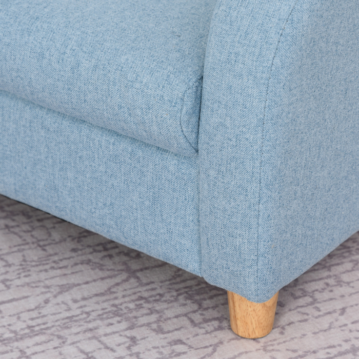  Scaun pentru Camera Copiilor in Material Textil Max. 65 kg 49x45x44cm Albastru [7]
