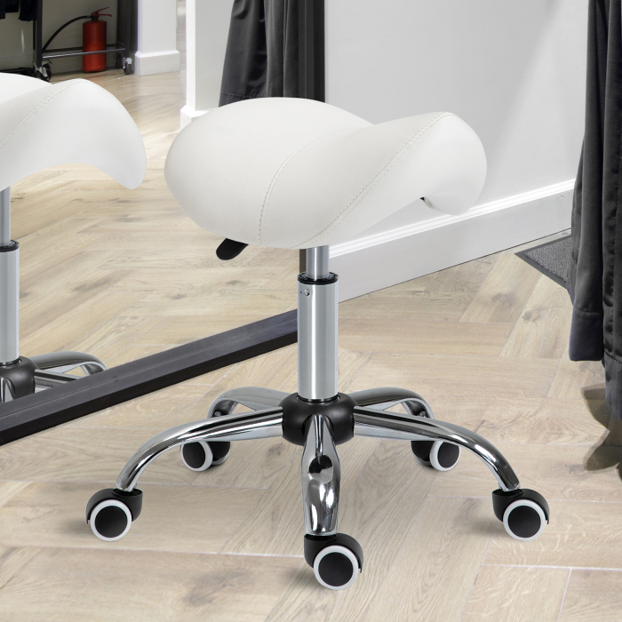  scaun pentru salon, tip sa 52×53×49-61cm, crem [2]