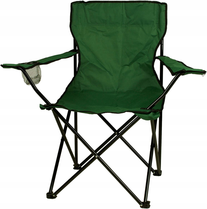 Scaun pliabil camping sau pescuit, suport pahar, verde [12]
