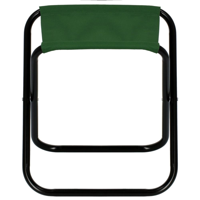 Scaun pliabil pentru camping sau pescuit, cadru metalic, maxim 100 kg, 26x26x34 cm, verde [9]