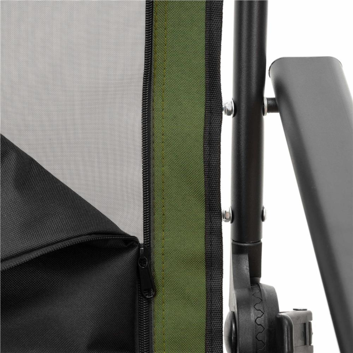 Scaun pliabil premium pentru pescuit sau camping cu suport pentru picioare, reglabil in 5 pozitii, picioare reglabile pe inaltime, 81x57x100 cm, 140 k [15]