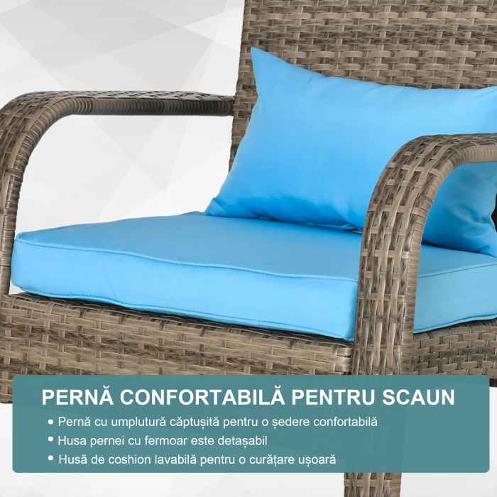  Scaun Rachita tip Adirondack pentru Gradina [6]