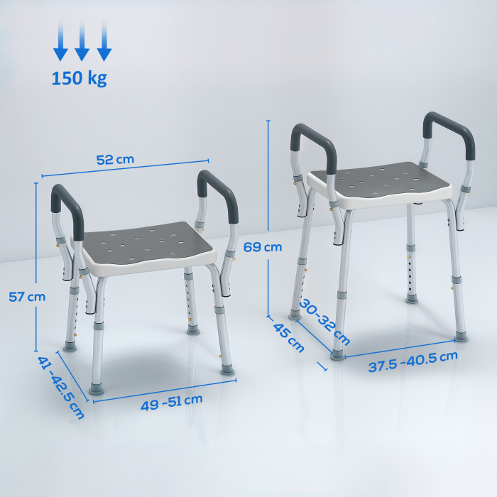  Scaun Reglabil de Dus cu Manere, Multicolor [3]