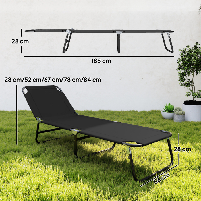  Scaune de Piscina Sezlong Pliabile, Scaune de Bronzat [3]