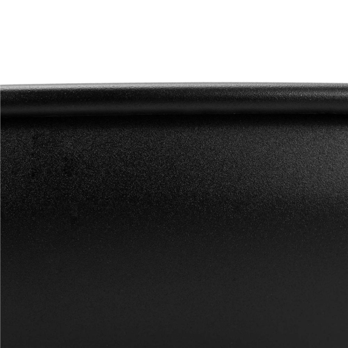 Semineu de exterior tip bol, focar cu manere laterale, din otel, 58x23 cm, negru [10]