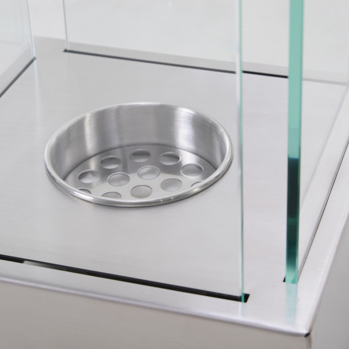  Semineu de masa otel si sticla arzator 0,4L pentru spatii exterioare si interioare [8]