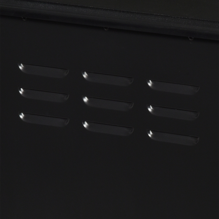  Semineu Electric cu Efect Flacara de Podea Putere 950W /1850W 42x28x54cm Negru [9]