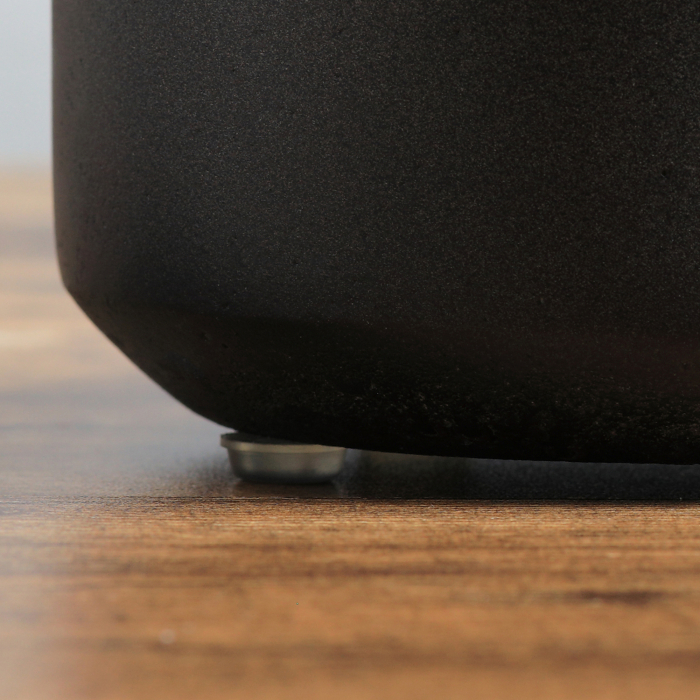  semineu Masa - Mini Bol Foc Beton cu Etanol, Gri [9]