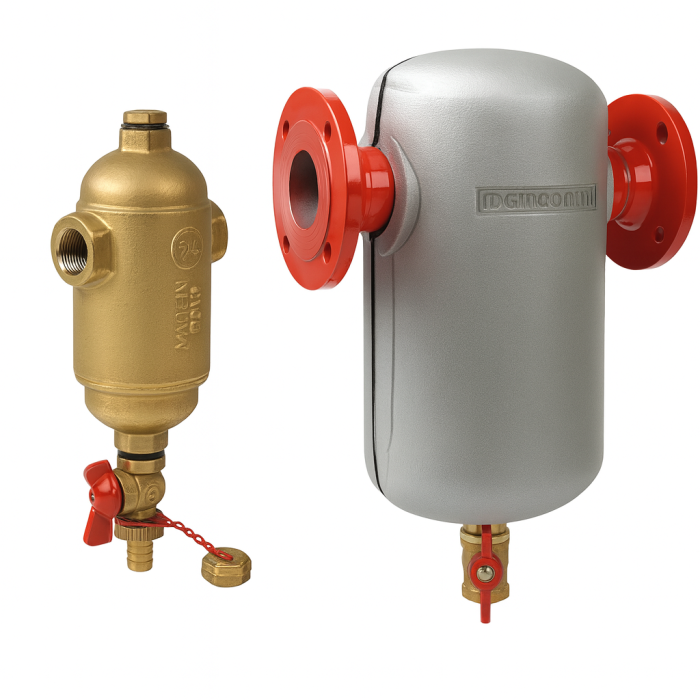 Separator de namol Giacomini R146DY106, flansat, DN65, 17, 5 m³/h, anti colmatare, curatare rapida, otel [1]