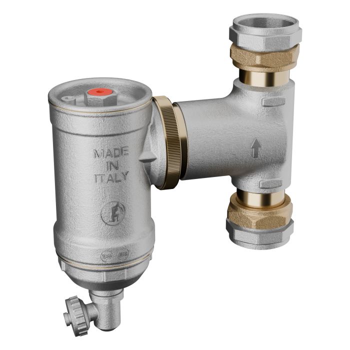 Separator magnetic de impuritati Giacomini R146CKX007, 1 1/2", cu racorduri cu piulita rotativa [1]