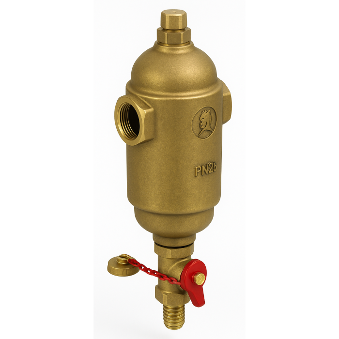 Separator magnetic de impuritati Giacomini R146MY018, 2" filet interior, instalatii termice si climatizare [1]