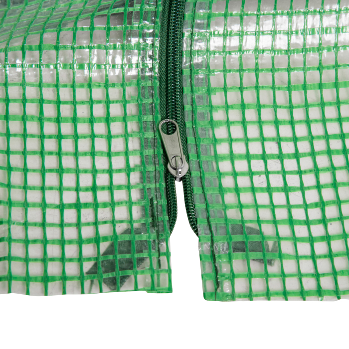  Sera de Gradina cu Acoperire din PE intarit si Cadru din Otel, 180x90x90 cm, Verde [8]