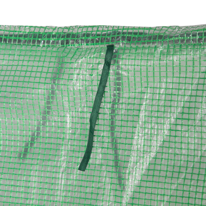  sera din otel, copertina PE 180x90x90 cm, verde [9]