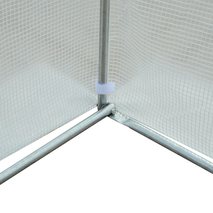  Sera Gradina 450×300×200 cm - Fier & PE, Acoperis inclinat [9]