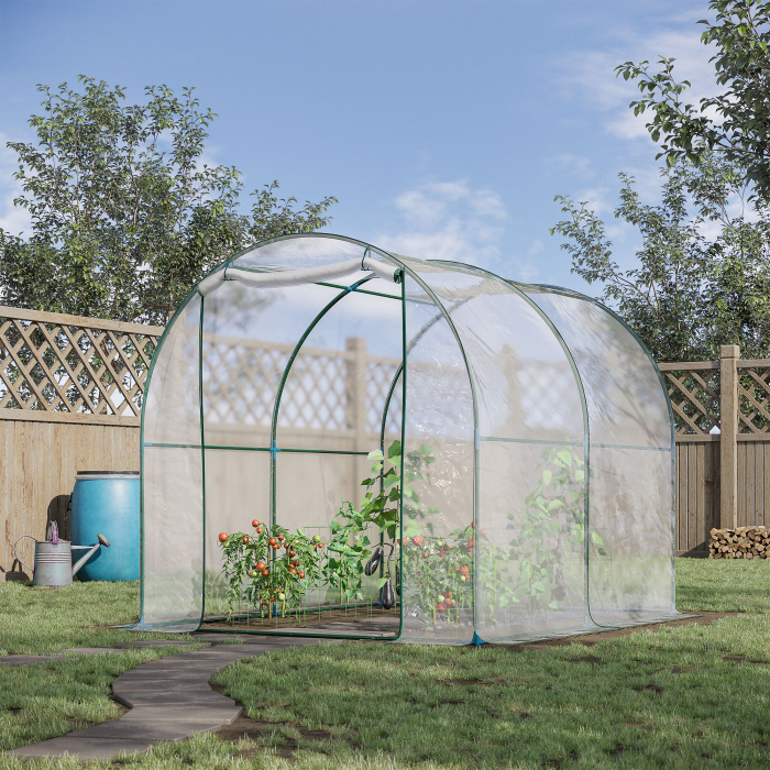  sera gradina tip tunel din PVC, 250x200x200 cm [2]