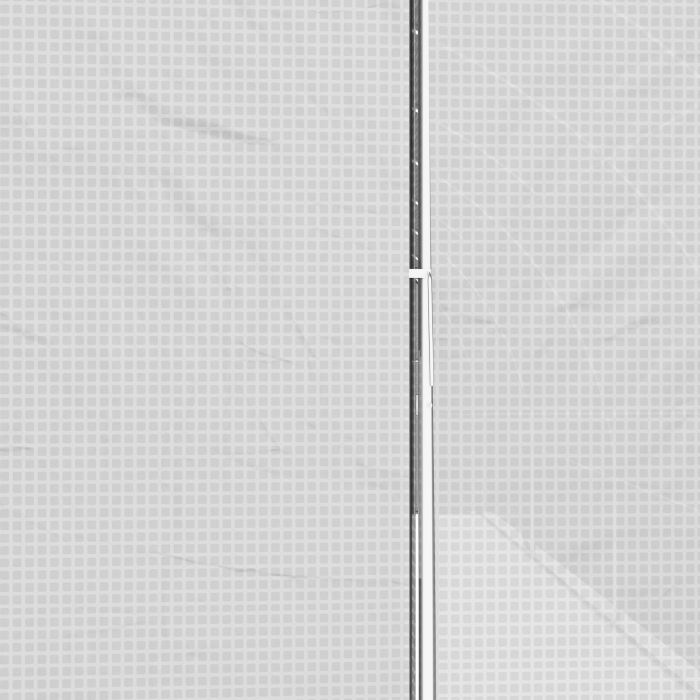  Sera Tip Tunel cu 2 Usi, Fermoare si 8 Ferestre, 600x300x200 cm, Alb [9]