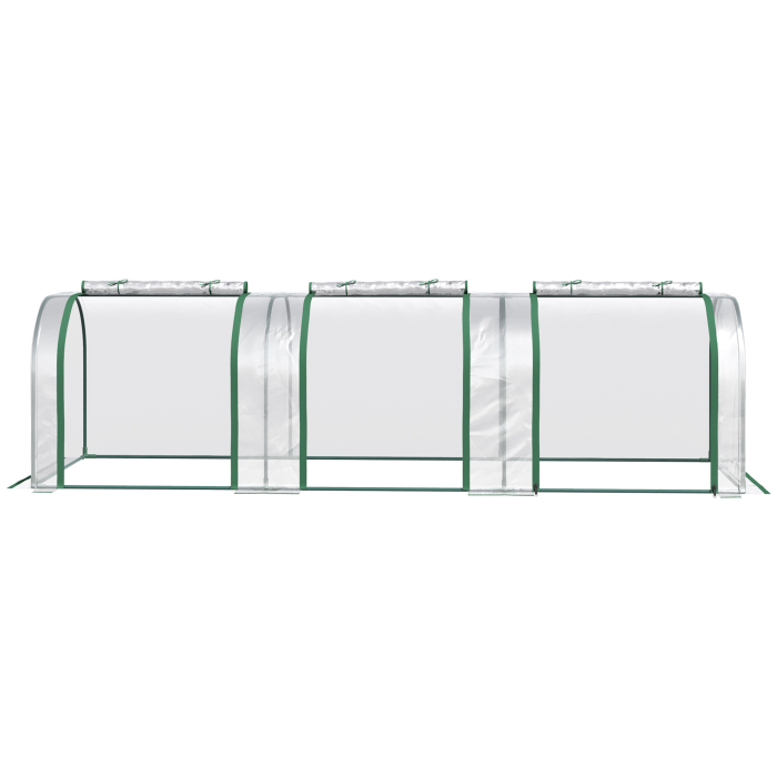  Sera Tunel PVC & Otel - 295×100×80 cm, Cu Usi Fermoar [9]