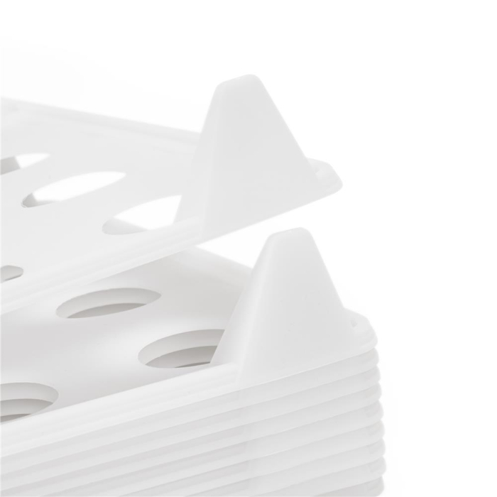 Set 10 organizatoare pentru separare si depozitare haine, stivuibile, 26x32 cm, alb [9]