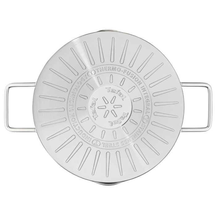 Set 10 piese Tefal Nordica H852SA56, craticioara 16 cm, oale 18/20/24 cm, oala pentru paste 22 cm, capace din sticla cu strecurare, inox, baza Thermo- [9]