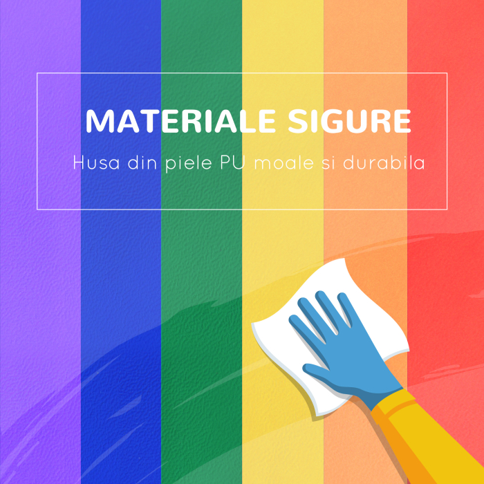  Set 12 Cuburi Moi pentru Copii 2+ Ani, Joc Educativ din Spuma, Blocuri de Constructie 20x20x20 cm, Multicolor [6]