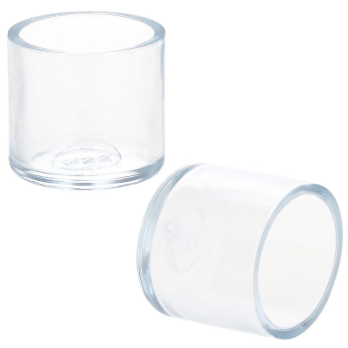 Set 16 protectii pentru picioare de mobilier, silicon PVC, Ø18 mm, transparent [10]