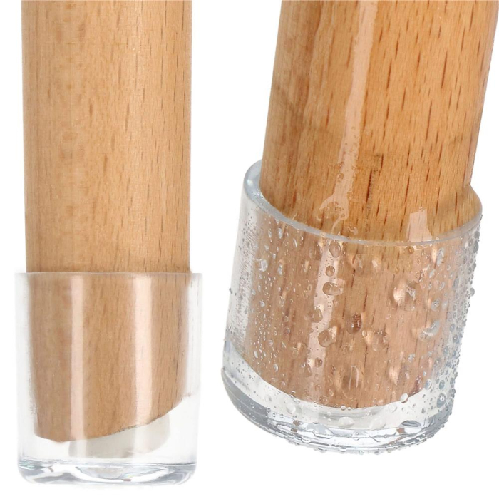 Set 16 protectii pentru picioare de mobilier, silicon PVC, Ø18 mm, transparent [2]