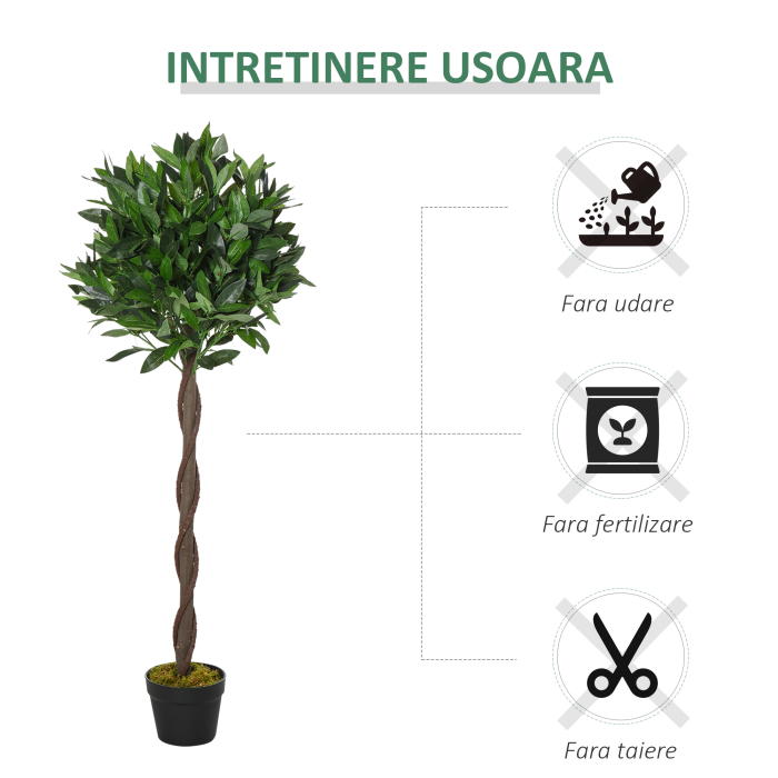  Set 2 Dafini Artificiali 120 cm - Pentru Interior & Exterior [7]