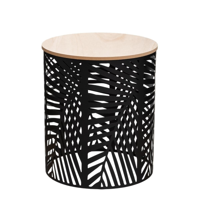 Set 2 masute cafea Atmosphera Akira, 39x45 cm si 35x40 cm, structura metalica, negru [4]