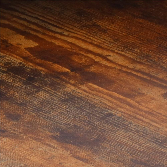 Set 2 mese pentru cafea suprapozabile, cadru otel, 70x70x47 cm si 50x50x40 cm, maro [13]