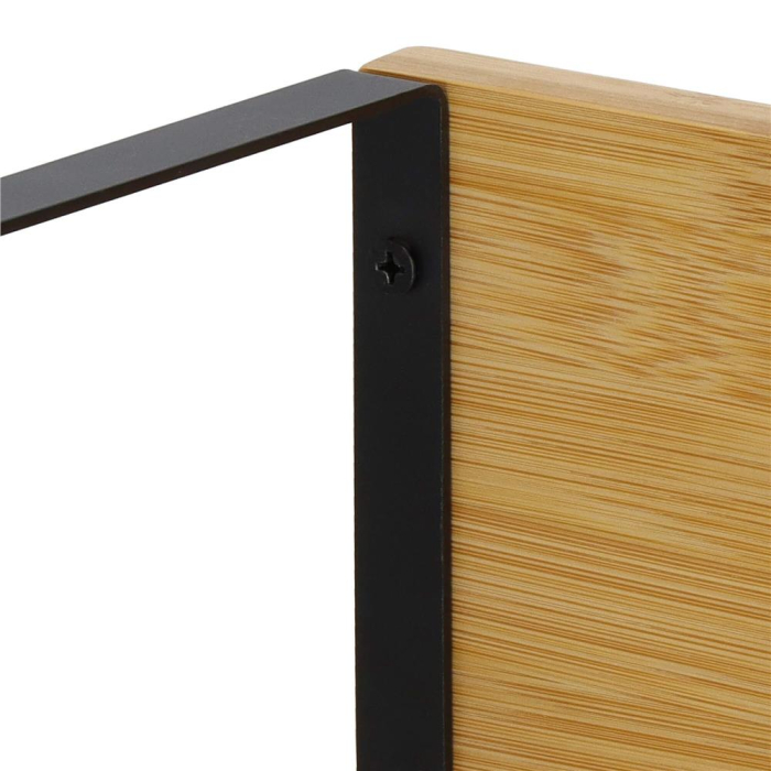 Set 2 rafturi de bucatarie suprapozabile, pentru ustensile sau condimente, 20x34x16cm, natur si negru [14]