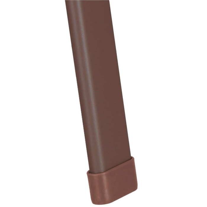Set 2 scaune gradina, cadru metalic, textilene, maxim 120 kg, 92x53x72 cm, maro [22]