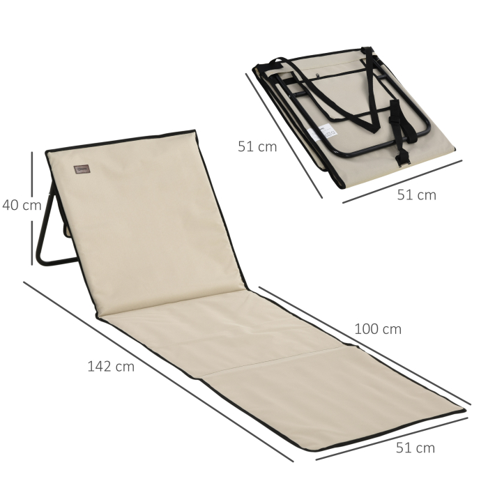  Set 2 sezlonguri Pliabile cu Unghi Reglabil si Buzunar cu Fermoar, 142x51x40 cm, Albastru [3]