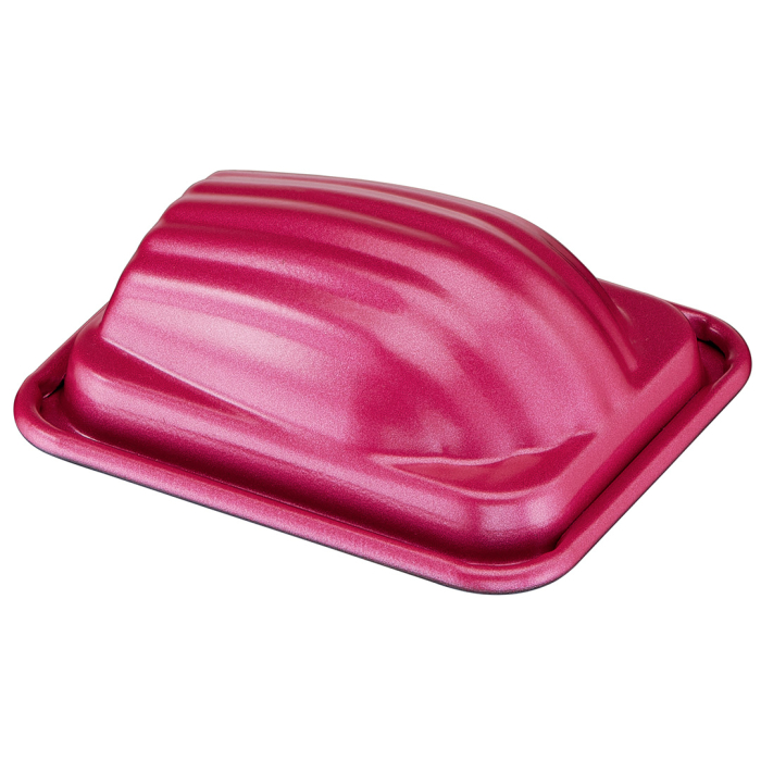 Set 3 forme CreaBake madlene J3079904, invelis antiaderent, aluminiu, 8.3 x 6.5 cm, roz [4]
