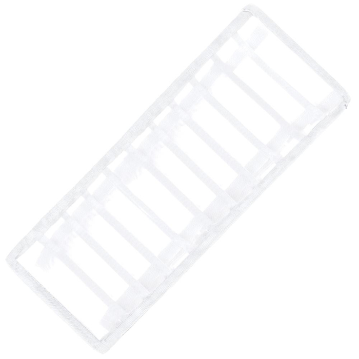 Set 3 organizatoare sertar pliabile pentru sosete/lenjerie, alb [8]