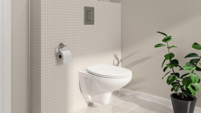 Set 3in1 cadru WC Grohe 39930000, 1130 mm, 500 mm, 90, 110 mm, 2 moduri spalare, incastrat, clapeta crom [6]