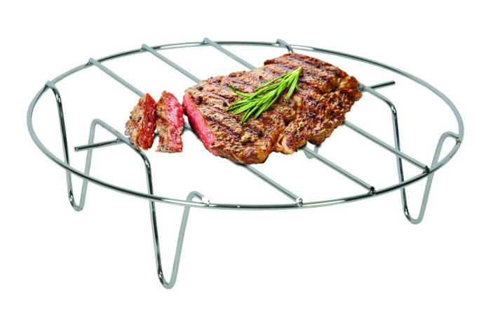 Set 4 accesorii Tefal XA113010, 20 cm, compatibile cu friteuzele Easy Fry XXL, tava pentru pizza, vas pentru copt, gratar pentru friptura, suport p [4]