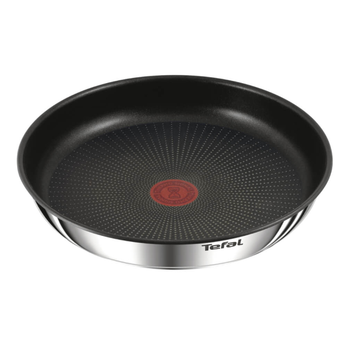 Set 4 piese Tefal Ingenio Emotion L897S455, tigaie de 22/24/28 cm, maner detasabil, invelis antiaderent, Thermo-Signal, inductie, argintiu [4]