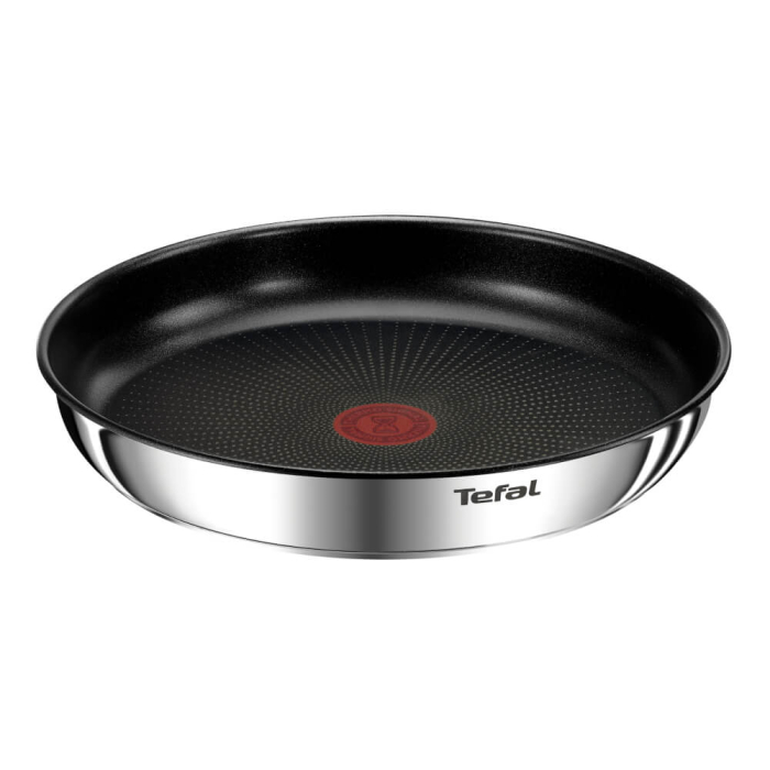 Set 4 piese Tefal Ingenio Emotion L897S455, tigaie de 22/24/28 cm, maner detasabil, invelis antiaderent, Thermo-Signal, inductie, argintiu [3]