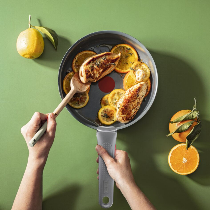 Set 4 piese Tefal Ingenio Renew L2609402, oale 16 / 18 / 20 cm, maner detasabil, inductie, invelis antiaderent ceramic, 100% aluminiu reciclat, g [14]