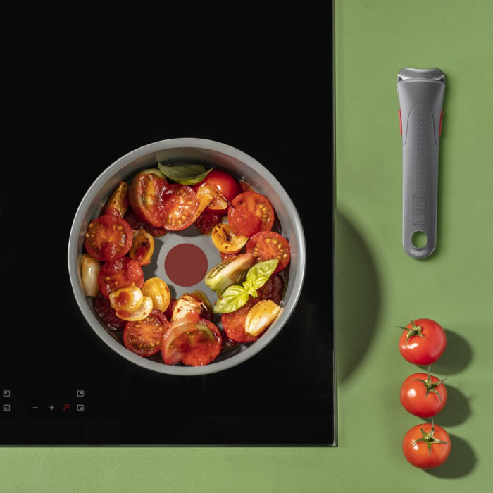 Set 4 piese Tefal Ingenio Renew L2609402, oale 16 / 18 / 20 cm, maner detasabil, inductie, invelis antiaderent ceramic, 100% aluminiu reciclat, g [6]