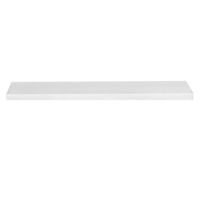 Set 4 rafturi supendate de perete, MDF cu suport metalic ingropat, 40x15 cm, alb [13]