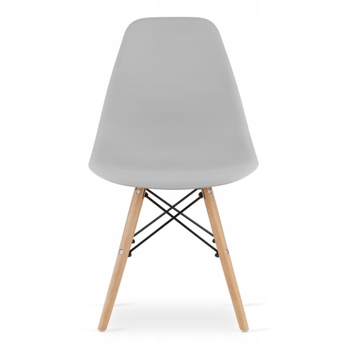 Scaun dining Scandinav pentru bucatarie, 38x42x82cm, gri [16]