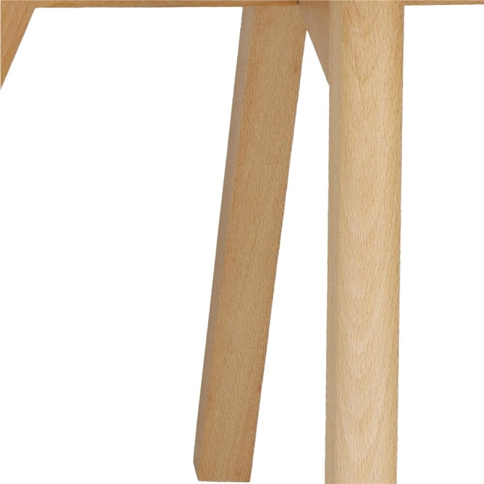 Set 4 scaune dining Verdhe pentru bucatarie cu perna tapitata cu piele ecologica, 44x82cm, alb negru [11]